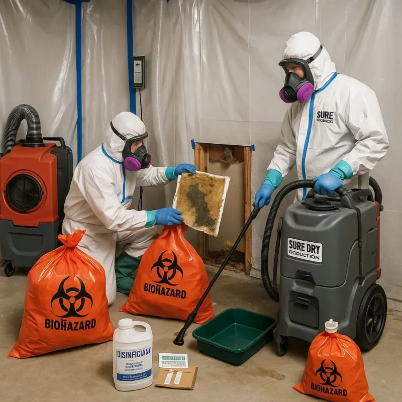 Contaminated Water Handling Protocols process in Oakwood, NY