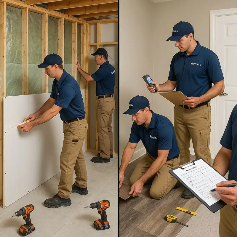 Repairs and Reconstruction process in Oakwood, NY